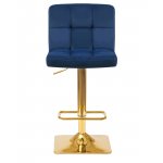 Стул барный DOBRIN GOLDIE (синий велюр (MJ9-117))