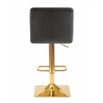 Стул барный DOBRIN GOLDIE (черный велюр (MJ9-101))