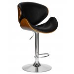 Стул барный DOBRIN JACK (цвет черный глянец PU ABD 002)