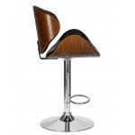 Стул барный DOBRIN JACK (цвет черный глянец PU ABD 002)