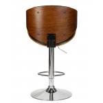 Стул барный DOBRIN JACK (цвет черный глянец PU ABD 002)