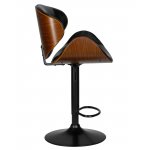 Стул барный DOBRIN JACK BLACK (цвет черный глянец PU ABD 002)