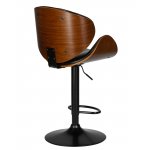 Стул барный DOBRIN JACK BLACK (цвет черный глянец PU ABD 002)