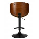 Стул барный DOBRIN JACK BLACK (цвет черный глянец PU ABD 002)