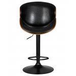 Стул барный DOBRIN JACK BLACK (цвет черный глянец PU ABD 002)