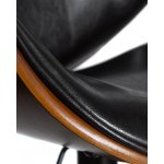 Стул барный DOBRIN JACK BLACK (цвет черный глянец PU ABD 002)