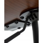 Стул барный DOBRIN JACK BLACK (цвет черный глянец PU ABD 002)