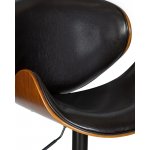 Стул барный DOBRIN JACK BLACK (цвет черный глянец PU ABD 002)