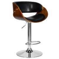 Стул барный DOBRIN JOHN (цвет сиденья черный глянец PU ABD 002)