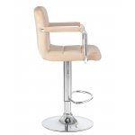 Стул барный DOBRIN KRUGER ARM (бежевый велюр (MJ9-10))