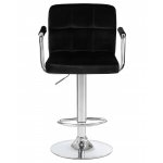 Стул барный DOBRIN KRUGER ARM (черный велюр (MJ9-101))