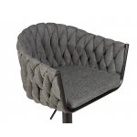 Стул барный DOBRIN LEON (графитовая ткань (LAR-275-21))