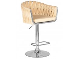 Стул барный DOBRIN MARCEL (бежевый велюр (MJ9-10))