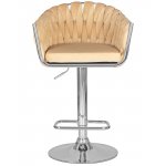 Стул барный DOBRIN MARCEL (бежевый велюр (MJ9-10))