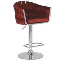 Стул барный DOBRIN MARCEL (винный велюр (MJ9-35))