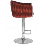 Стул барный DOBRIN MARCEL (винный велюр (MJ9-35))
