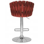 Стул барный DOBRIN MARCEL (винный велюр (MJ9-35))