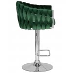 Стул барный DOBRIN MARCEL (зеленый велюр (MJ9-88))