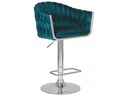Стул барный DOBRIN MARCEL (морской волны велюр (MJ9-99))