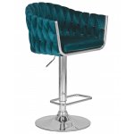 Стул барный DOBRIN MARCEL (морской волны велюр (MJ9-99))