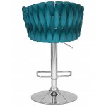 Стул барный DOBRIN MARCEL (морской волны велюр (MJ9-99))