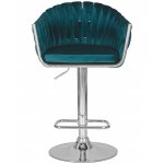 Стул барный DOBRIN MARCEL (морской волны велюр (MJ9-99))