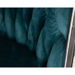 Стул барный DOBRIN MARCEL (морской волны велюр (MJ9-99))