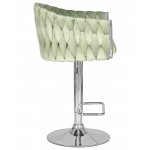 Стул барный DOBRIN MARCEL (пудрово-мятный велюр (MJ9-87))