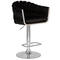 Стул барный DOBRIN MARCEL (черный велюр (MJ9-101))