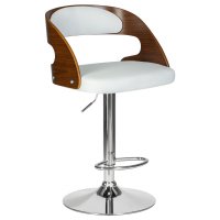 Стул барный DOBRIN NICK (цвет белый PU ABA 008)