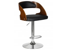 Стул барный DOBRIN NICK (цвет черный PU ABA 001)