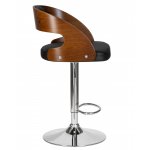 Стул барный DOBRIN NICK (цвет черный PU ABA 001)