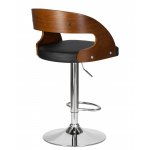 Стул барный DOBRIN NICK (цвет черный PU ABA 001)