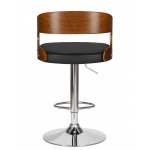 Стул барный DOBRIN NICK (цвет черный PU ABA 001)