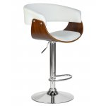 Стул барный DOBRIN OSTIN (цвет белый PU ABA 008)