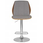 Стул барный DOBRIN PETER (серая ткань AAA 001)