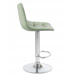 Стул барный DOBRIN TAILOR (пудрово-мятный велюр (MJ9-87))