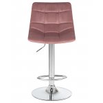 Стул барный DOBRIN TAILOR (пудрово-розовый велюр (MJ9-32))