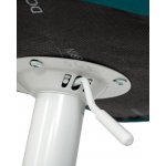 Стул барный DOBRIN TAILOR WHITE (морской волны велюр (MJ9-99))