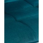 Стул барный DOBRIN TAILOR WHITE (морской волны велюр (MJ9-99))