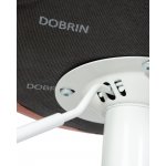 Стул барный DOBRIN TAILOR WHITE (пудрово-розовый велюр (MJ9-32))