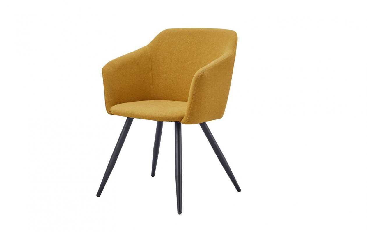 Стул DC-1727-2 желтый PK598B-4/черный