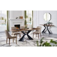 Стул Y1711A цвет JX215-1/орех WK-70