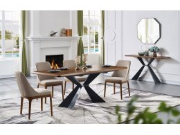 Стул Y1711A цвет JX215-1/орех WK-70