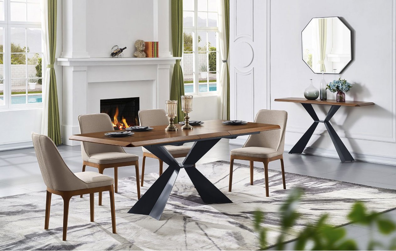 Стул Y1711A цвет JX215-1/орех WK-70