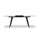Стол DT-93 белый/черный