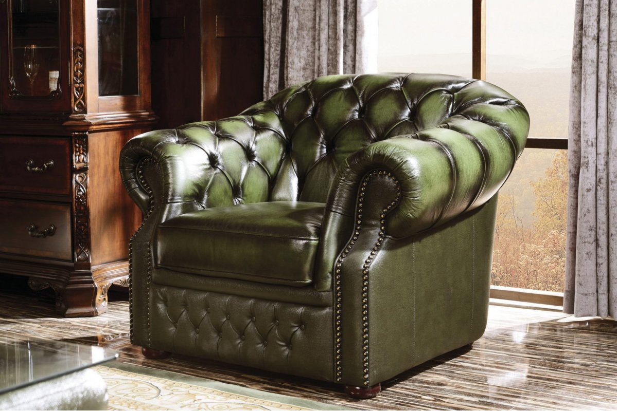 Кресло B-128  цвет зеленый