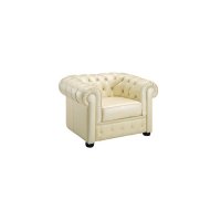 Кресло В-258  бежевый ( пуговицы)