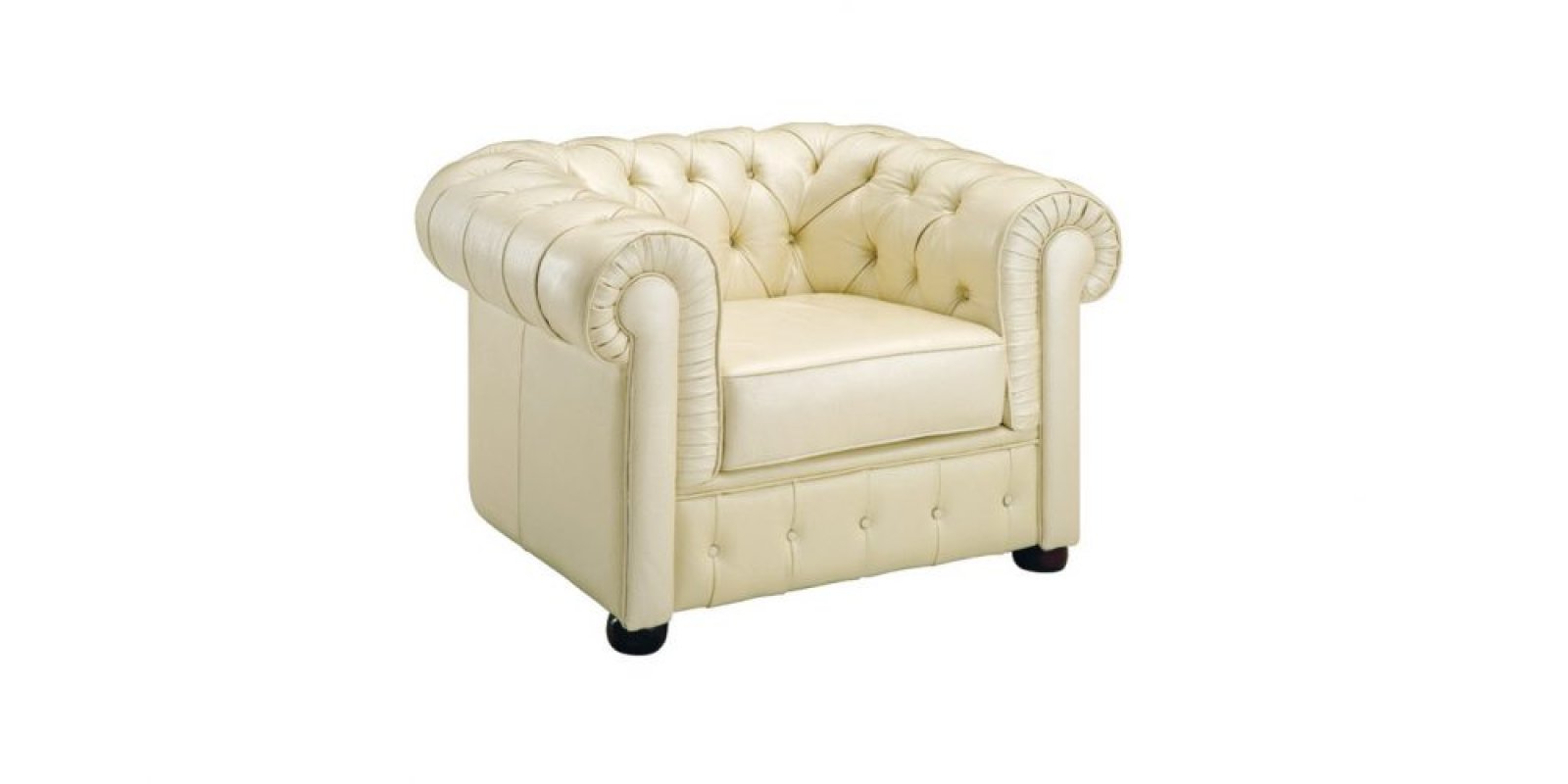 Кресло В-258  бежевый ( пуговицы)