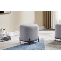 Пуф SOFA 03-4040 светло-серый HE512-10